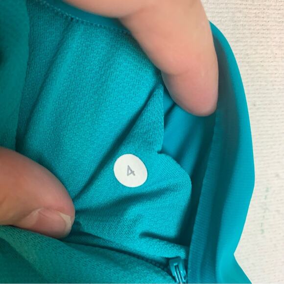 Lululemon Trail Bound women's size 4 1/2 zip blue mesh luxtreme cold weather run - Picture 5 of 14